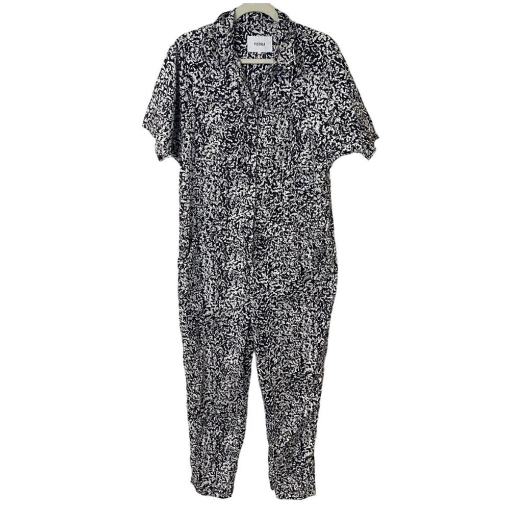 Pistola Black and White Jumpsuit - Picture 2 of 8